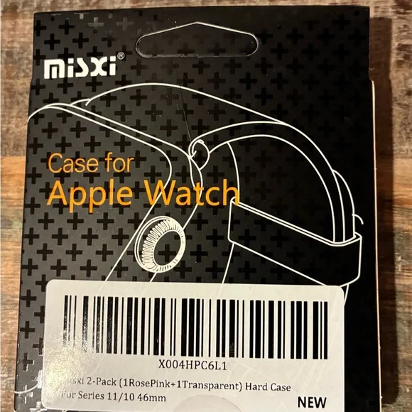 Misxi 2 Pack Tempered Glass Case Size: 46mm (Series 11/10) - Picture 2 of 4